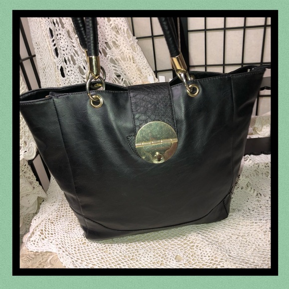 Apt 9 Kohls Manmade Materials Shoulder Tote  Bag - Picture 1 of 8